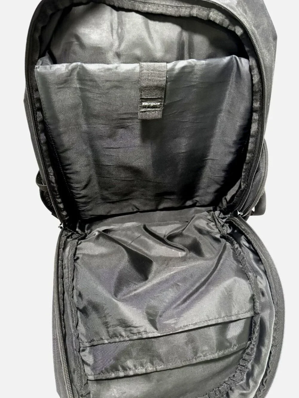 Targus Black Laptop Backpack Multi Compartment Padded Computer Bag